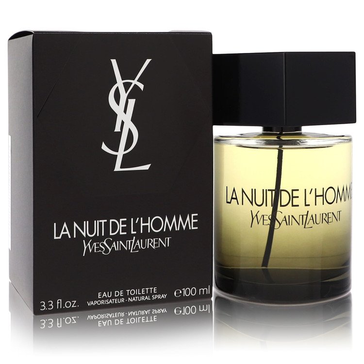 La Nuit De L'Homme by Yves Saint Laurent Eau De Toilette Spray 3.4 oz La Nuit De L'Homme by Yves Saint Laurent Eau De Toilette Spray 3.4 oz
